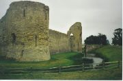 Pevensey Castle and Moat Photograph Colin Smith