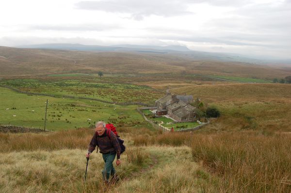Dales Way, Pen-y-Ghent in background
