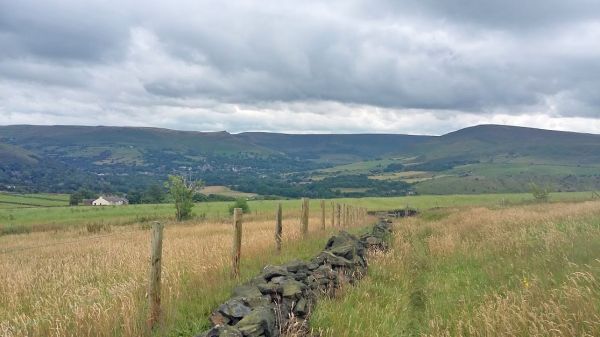 View of the Peak District from Quick