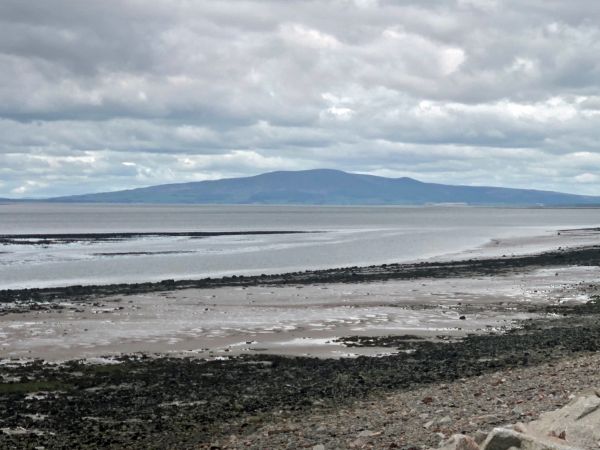 Looking west to Criffel from the Solway Firth