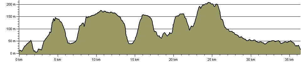 Scarborough Rock Challenge - Route Profile