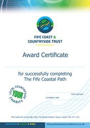 Coastal Path Completion Certificate