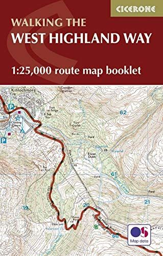 West Highland Way Map Booklet: 1:25,000 OS Route Mapping (British Long Distance Trails)