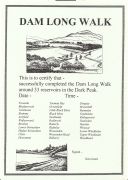 Certificate for Dam Long Walk