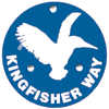 Waymark: Name and/or Kingfisher profile in blue