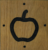 Outline of apple
