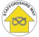 Waymark: Staffordshire knot and path name