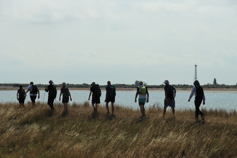 Walkers on Coast Path near Redward