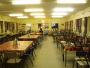 Breakfast stop - waiting for the rush at Belmont School dining hall Breakfast stop - waiting for the rush at Belmont School dining hall
