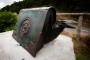Stage 1: Cast iron raven on Cwmcarn Forest Drive Stage 1: Cast iron raven on Cwmcarn Forest Drive