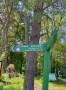 Signpost in the Anagach Woods near Grantown Signpost in the Anagach Woods near Grantown