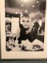 A picture of Audrey Hepburn in the gents loo!