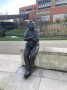 Ronnie Barker statue in Aylesbury