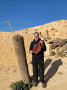 Matmata in Tunisia.   This is a location where the inhabitants live in underground troglodyte structures. It was used for locations in the 1st Star Wars Movie    A case of a long long time ago in a galaxy far far away. Or summat like that.