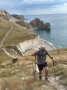 Friday: Lulworth Cove to Weymouth. (Photo: Deb)