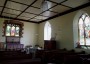 The interior is lit by gaslight The interior is lit by gaslight