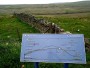 Information board in A66 layby Information board in A66 layby