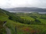 Descending towards Dodd Wood with Bassenthwaite Lake beyond.