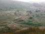 Drumlins in Swindale. The rest of the group can be seen on the esker (glacial ridge)