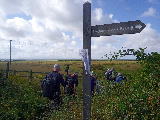 The path beyond Sark Bridge