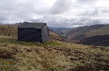 The view into Mosedale from the Lingy Hut The view into Mosedale from the Lingy Hut