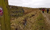 Returning along the Cumbria Way low-level route Returning along the Cumbria Way low-level route