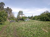 Site of Redesmouth station with tracks going left and right Site of Redesmouth station with tracks going left and right