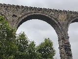 The damaged Lambley Viaduct The damaged Lambley Viaduct