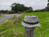 Hat-stand near the end of the walk at WhittonRigg