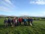 Group with Ingleborough in the background Group with Ingleborough in the background