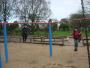Helen and Barbara enjoy the swings Helen and Barbara enjoy the swings