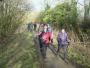 Girls in front on return journey Girls in front on return journey