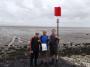 The sea at last! Thumbs up from John, Roger and Bernard The sea at last! Thumbs up from John, Roger and Bernard