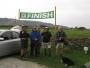 Finished, the welcome banner was up! Finished, the welcome banner was up!
