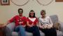  Viv, Barbara and Hilary model their Christmas jumpers and glasses.