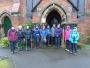 The start at Rufford Church The start at Rufford Church