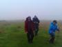 Alma, Dave and Michael through the misty rain Alma, Dave and Michael through the misty rain