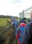  Queueing for the stile at Burnley golf course