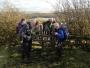  Good job we had Ken and Neil to hold this rickety stile as we crossed over