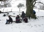 The group in the snow. The group in the snow.