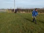 Striding across the field. Striding across the field.