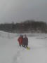 On the way there, in the snow. On the way there, in the snow.