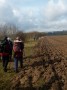 Off along the fields, it wasn't too bad underfoot. Off along the fields, it wasn't too bad underfoot.