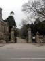 The gates to Hornby Castle. The gates to Hornby Castle.
