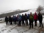 Cheerful group in the snow. Cheerful group in the snow.