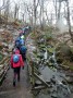 Climbing up the steps in Rivington. Climbing up the steps in Rivington.