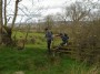 A wibbly wobbly stile. A wibbly wobbly stile.