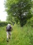Don strides off into the trees Don strides off into the trees