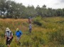There were some tricky descents on overgrown paths There were some tricky descents on overgrown paths