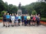 The group at Milnrow Memorial Park The group at Milnrow Memorial Park